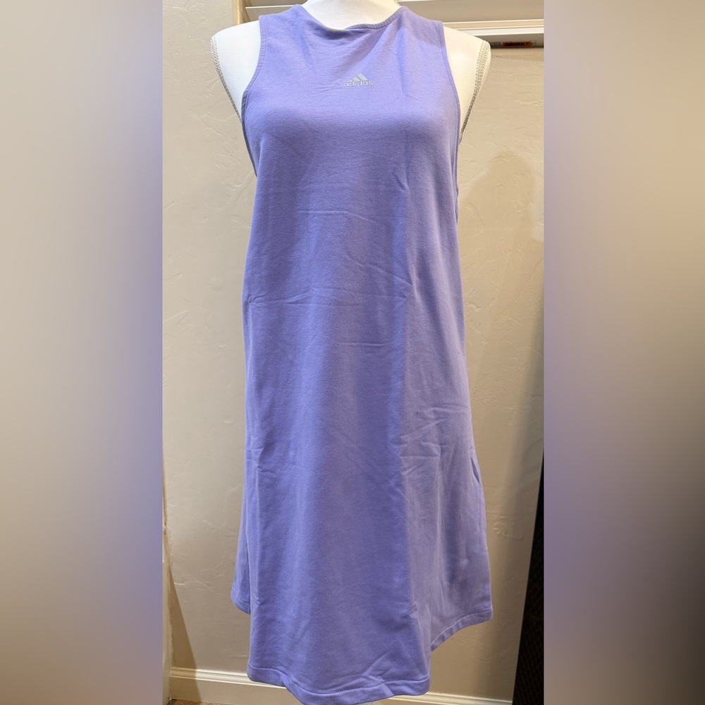 Adidas Light Purple Sleeveless Tank Sport Dress in size L
